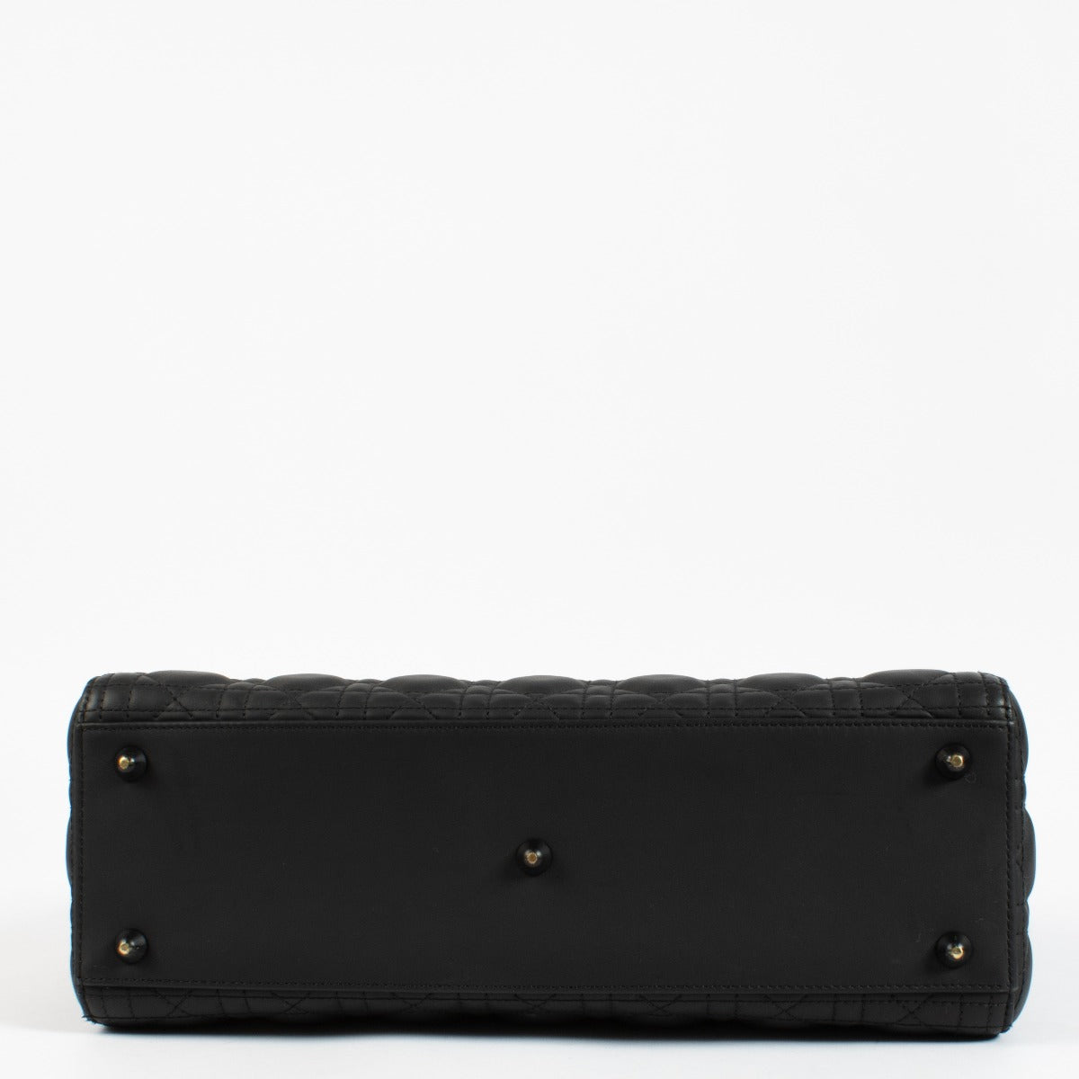 Christian Dior Black Matte Lady Dior Bag