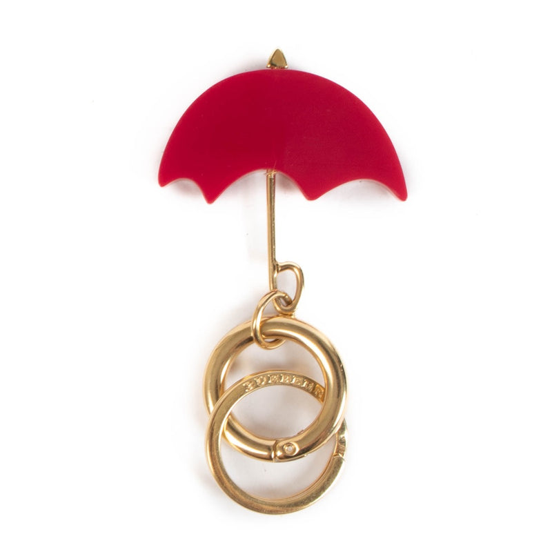shop 100% authentic second hand Burberry Red Umbrella Key Ring Bag Charm on Labellov.com