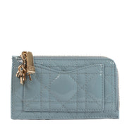 shop 100% authentic second hand Christian Dior Lady Dior Blue Cardholder on Labellov.com