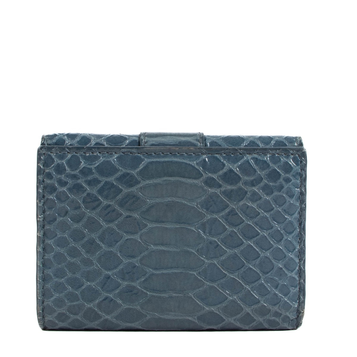 shop 100% authentic second hand Jimmy Choo Blue Snake Print Wallet on Labellov.com