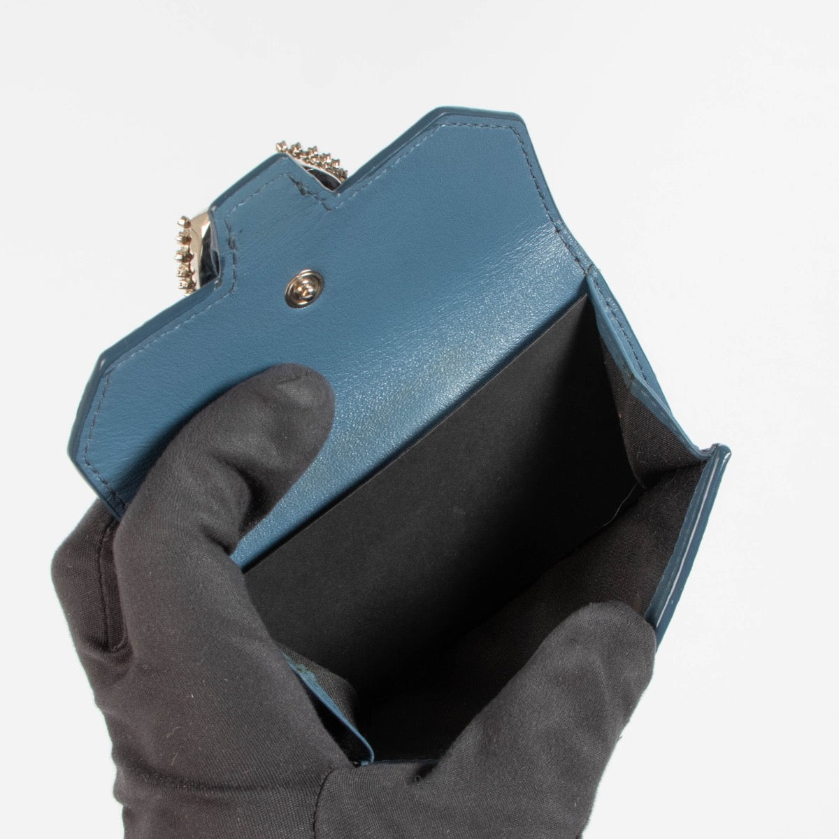 shop 100% authentic second hand Jimmy Choo Blue Snake Print Wallet on Labellov.com
