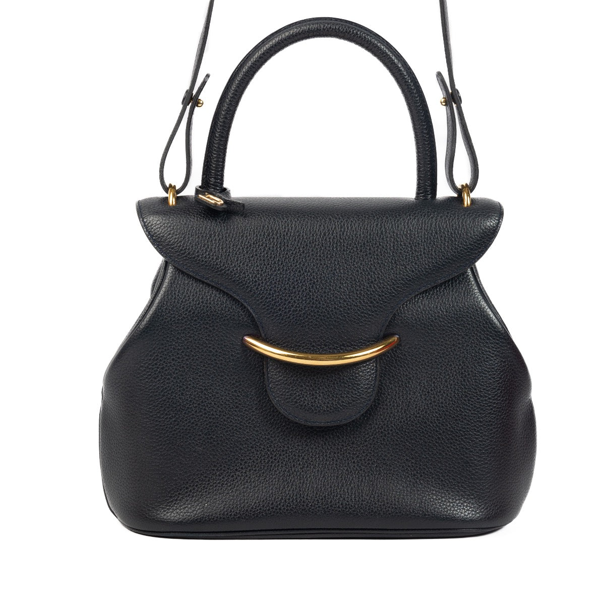 Shop 100% authentic second-hand Delvaux Blue Baltimore Shoulder Bag