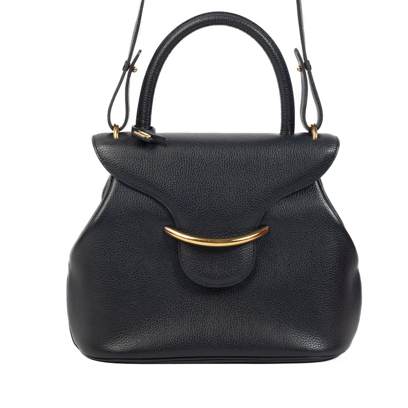 Shop 100% authentic second-hand Delvaux Blue Baltimore Shoulder Bag
