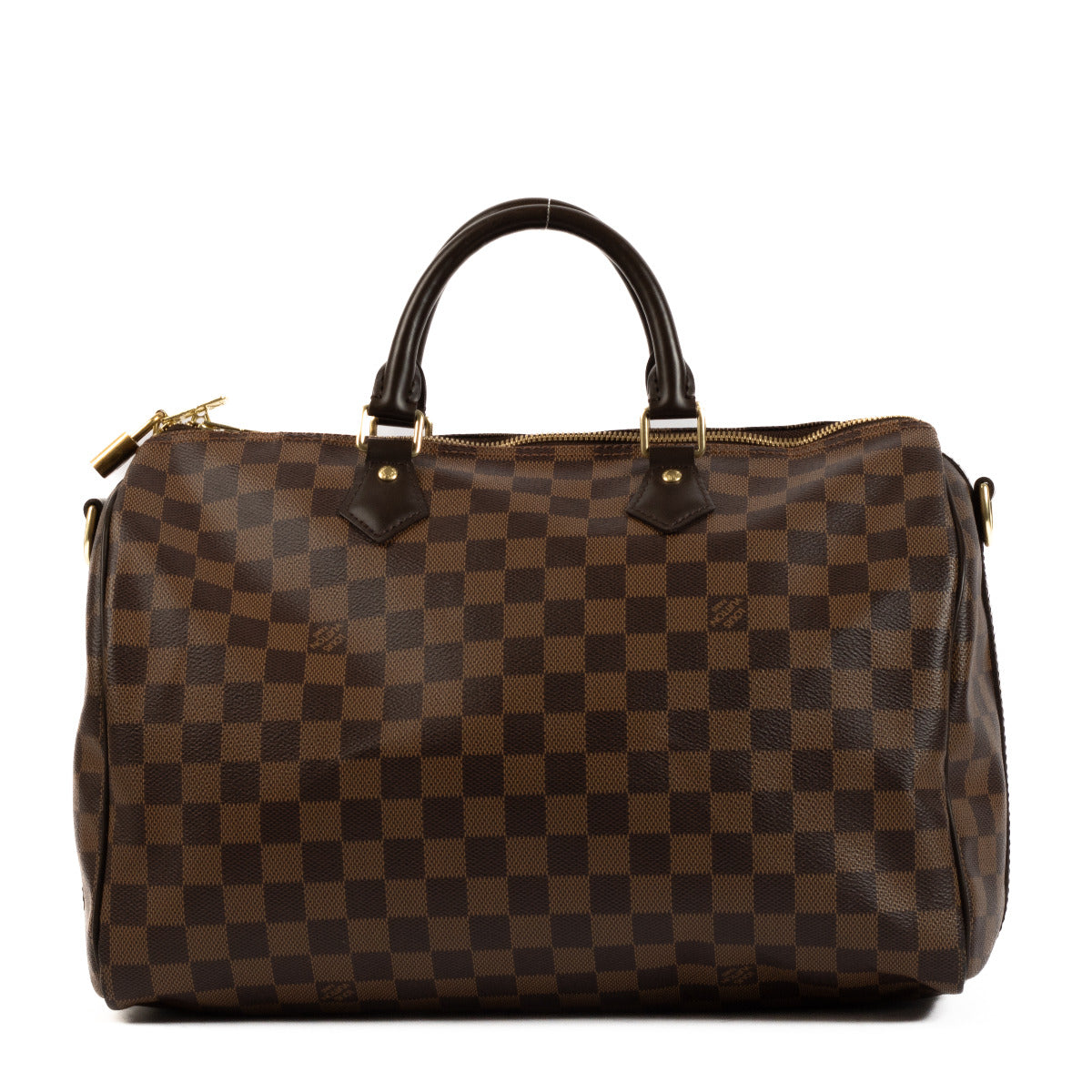 Sac Louis Vuitton Monogram Speedy 35 Damier Ebene à poignée supérieure