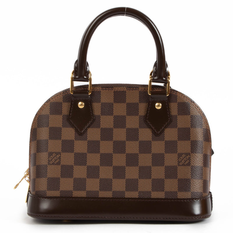 Authentic second hand Louis Vuitton Alma BB Damier Ebene