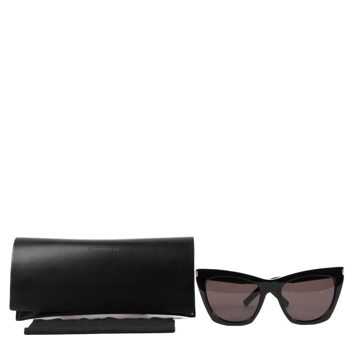 Saint Laurent 214 Kate Zwarte Zonnebril