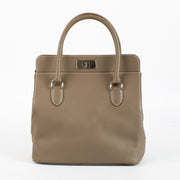 Authentic pre-loved Hermès Toolbox 26 Tilt Veau Swift Etoupe Soufre PHW on Labellov.com