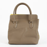 Authentic pre-loved Hermès Toolbox 26 Tilt Veau Swift Etoupe Soufre PHW on Labellov.com