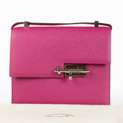 Authentic pre-loved Hermès Verrou 21 Rose Pourpre Epsom PHW on Labellov.com