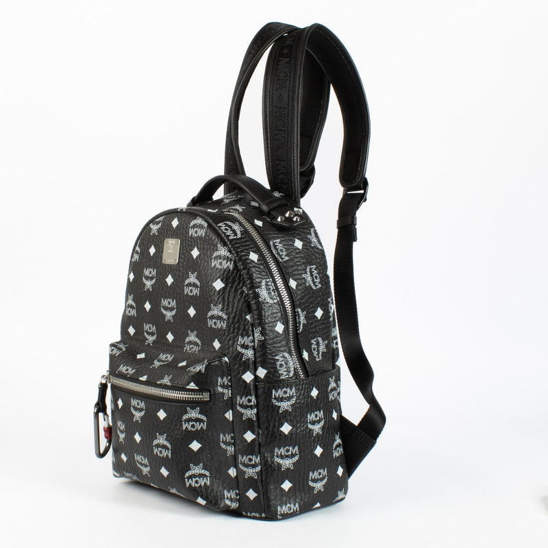 Authentic preloved MCM Black Monogram Backpack on Labellov.com