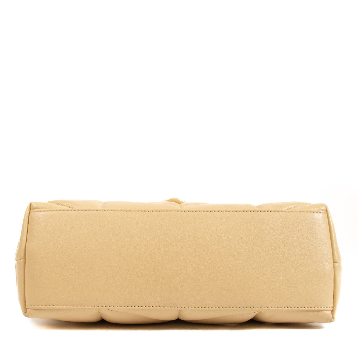 Saint Laurent Licht Vanille Kleine Puffer Schoudertas
