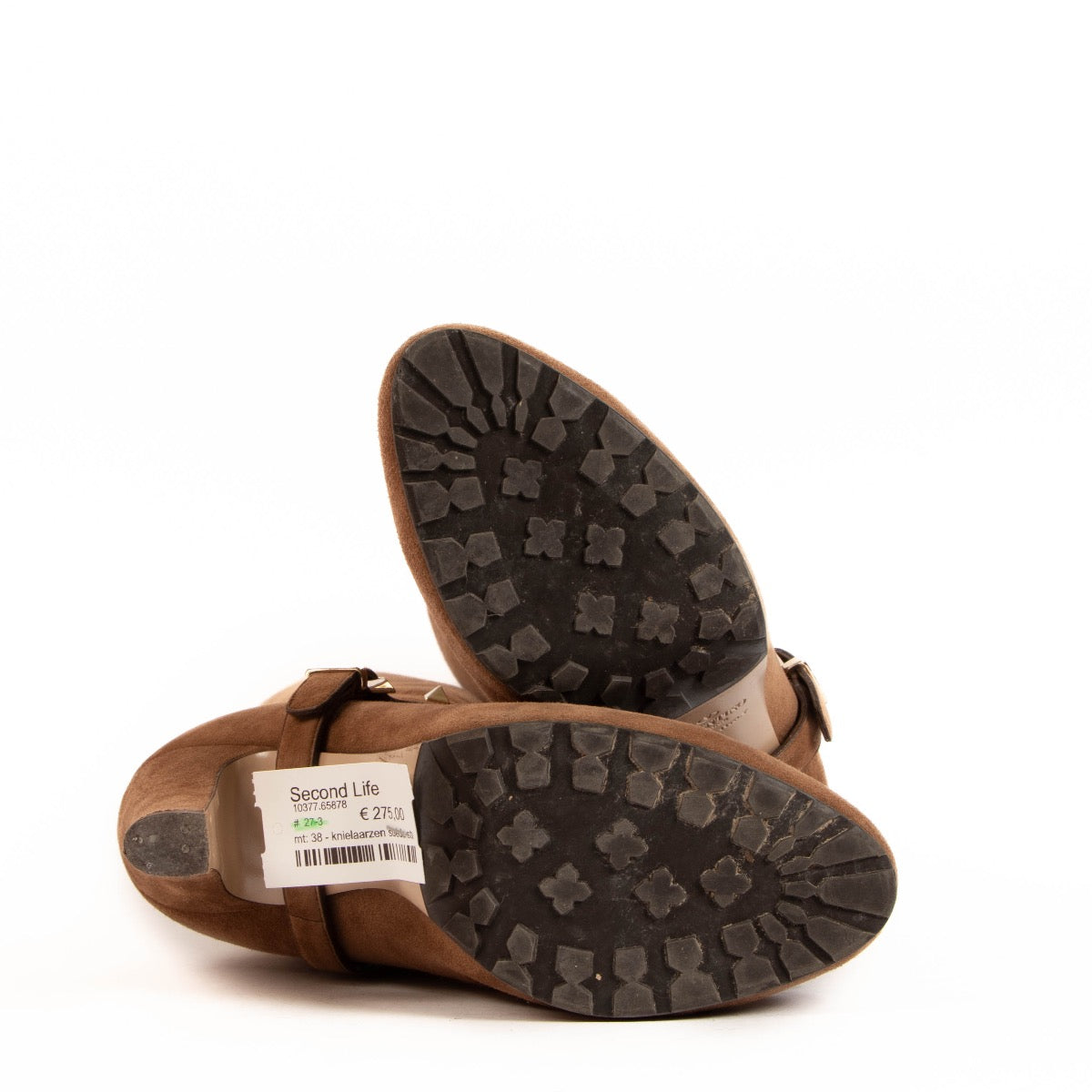 shop 100% authentic second hand Valentino Brown Boots - Size 38 on Labellov.com