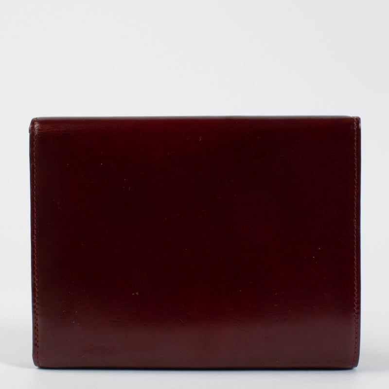 Authentic second hand Cartier Burgundy Leather Le Panthère de Cartier Wallet on Labellov.com
