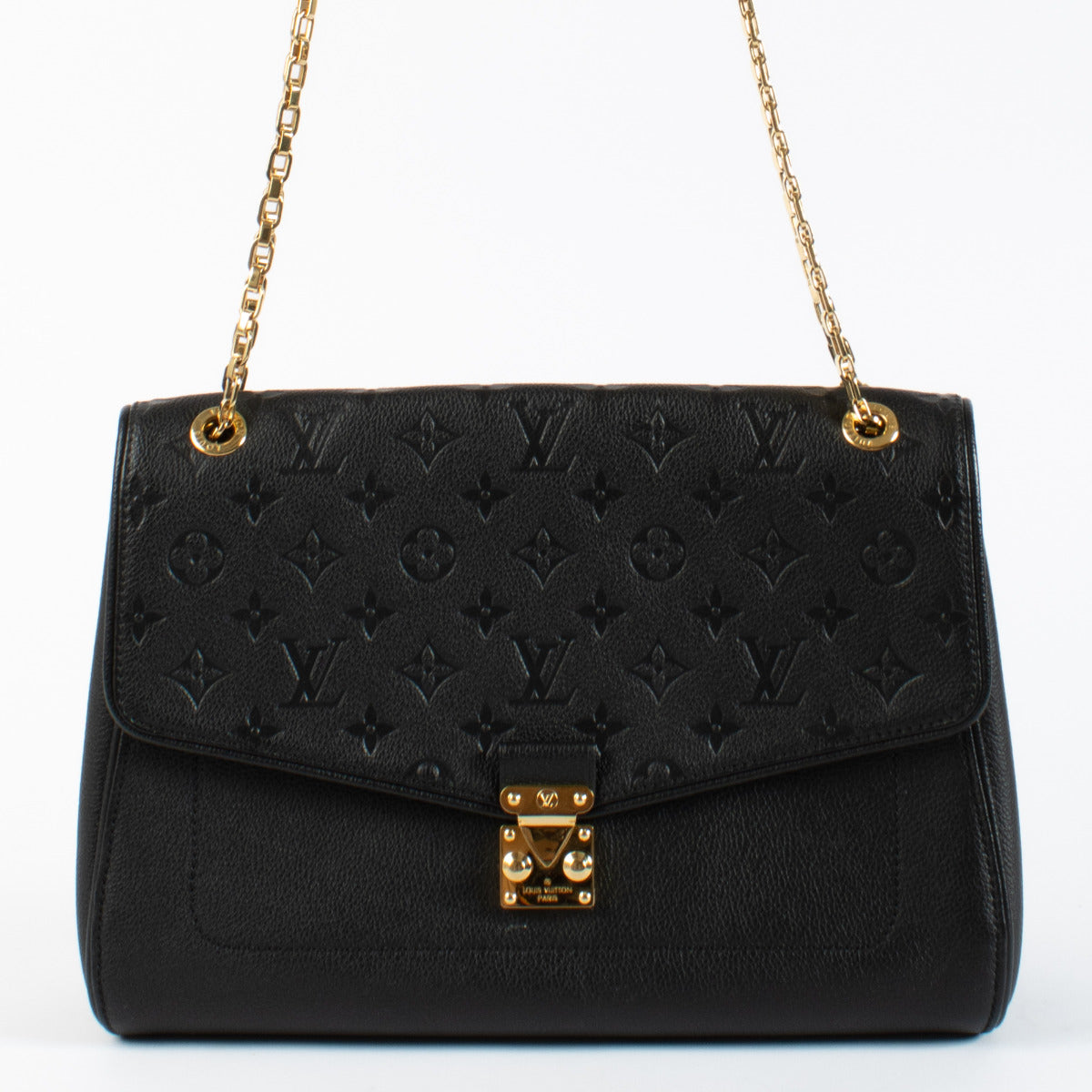 Louis Vuitton Black Empreinte Saint Germain MM Bag