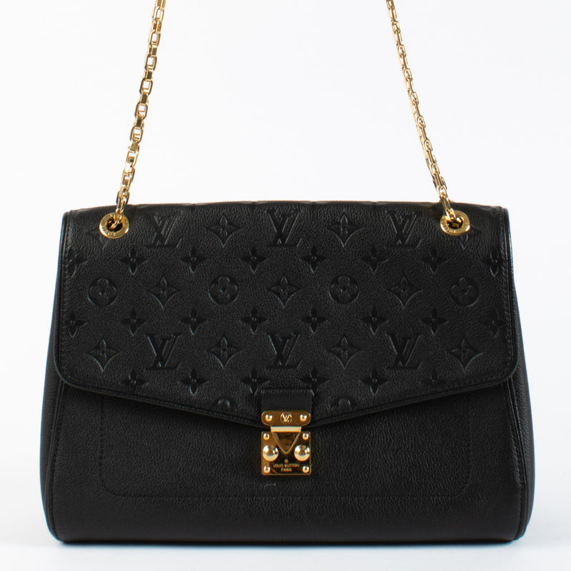Louis Vuitton Black Empreinte Saint Germain MM Bag