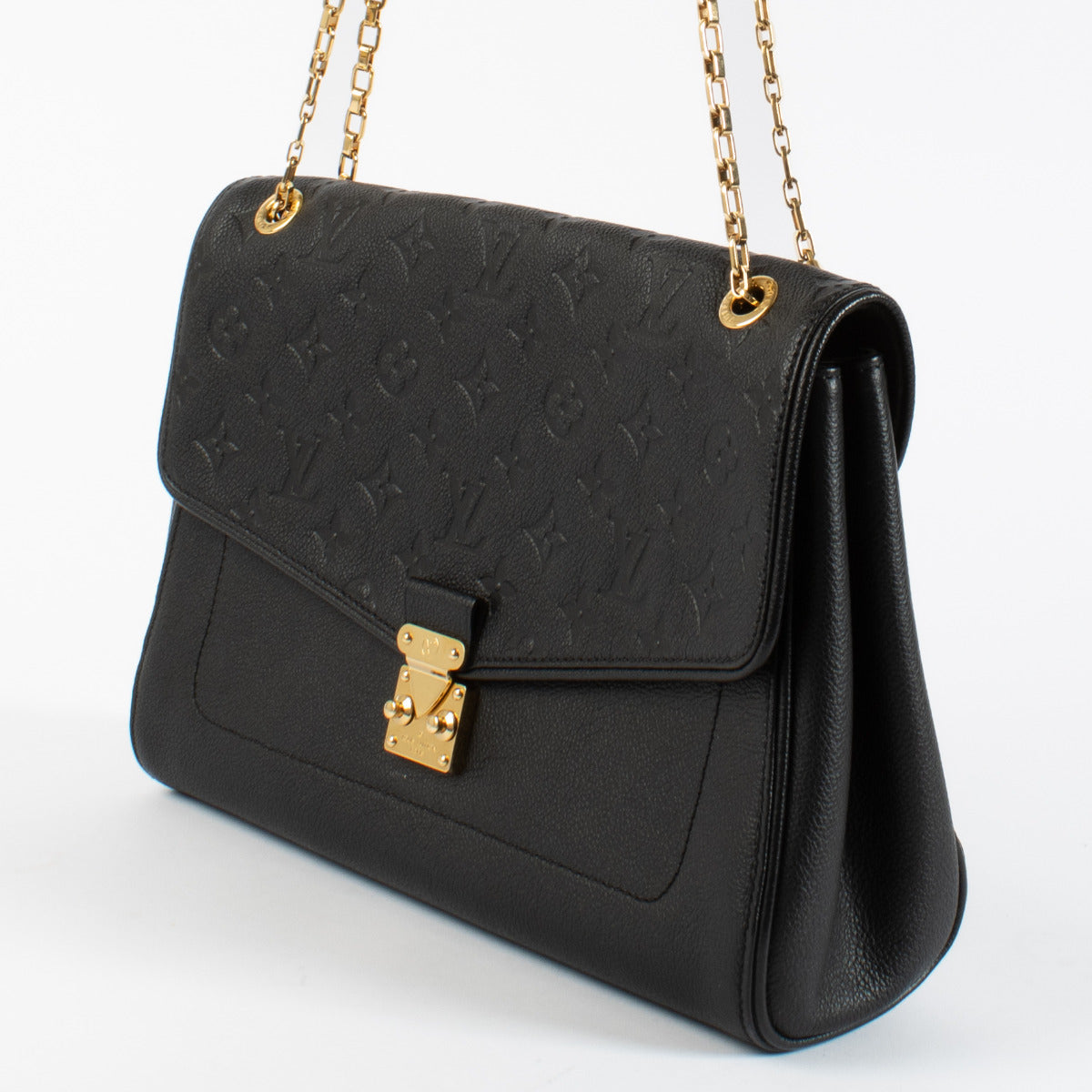 Louis Vuitton Black Empreinte Saint Germain MM Bag