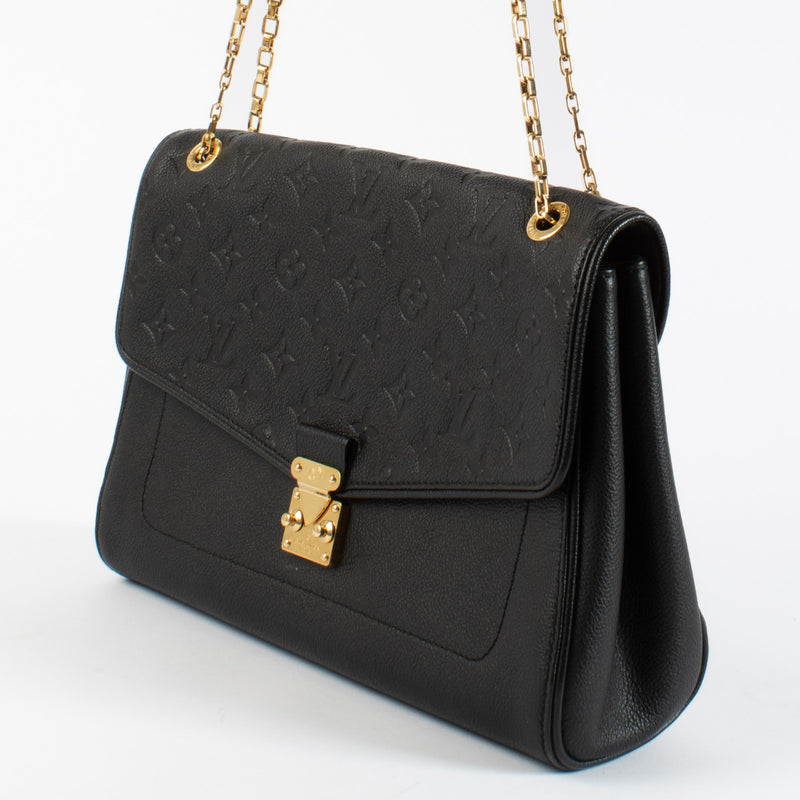 Louis Vuitton Black Empreinte Saint Germain MM Bag