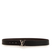 Louis Vuitton Reversible Brown and Black Initial Belt - size 100 for the best price at Labellov secondhand luxury in Antwerp.
