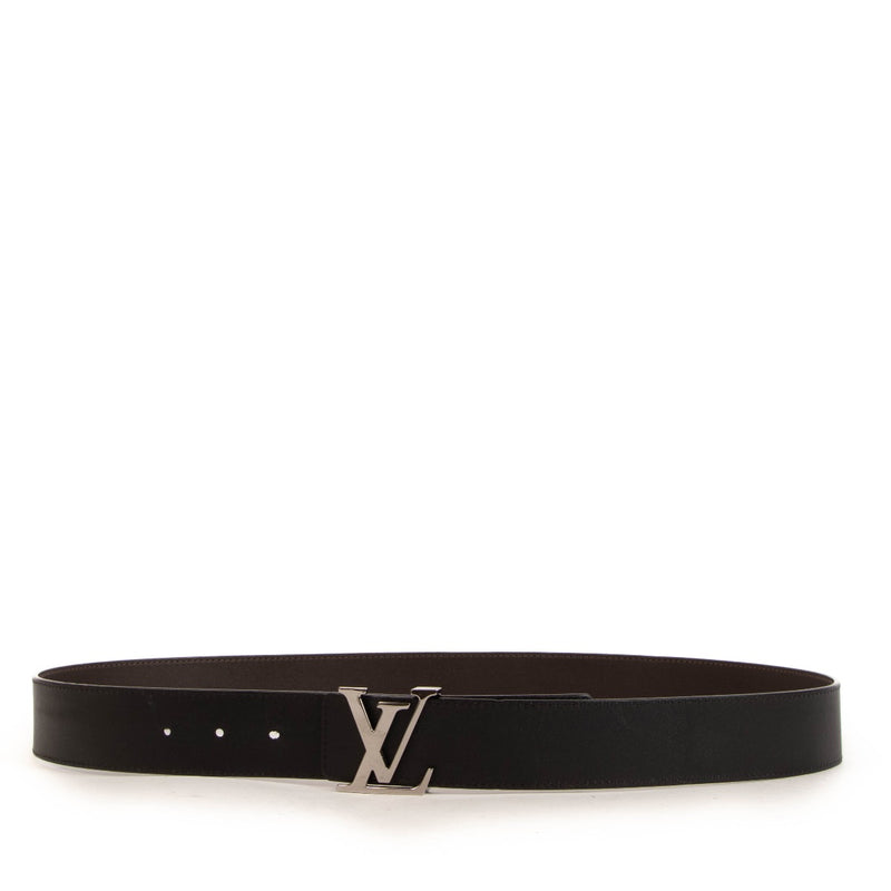 Louis Vuitton Reversible Brown and Black Initial Belt - size 100 for the best price at Labellov secondhand luxury in Antwerp.