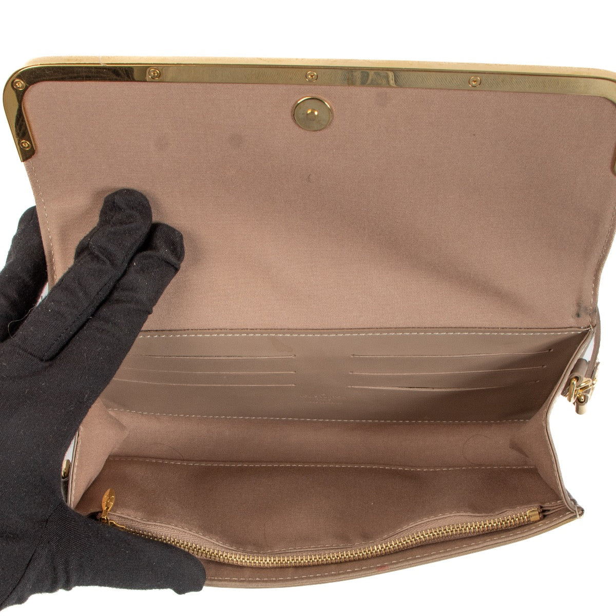 Shop 100% authentic second-hand Louis Vuitton Yellow Rossmore MM Clutch on Labellov.com