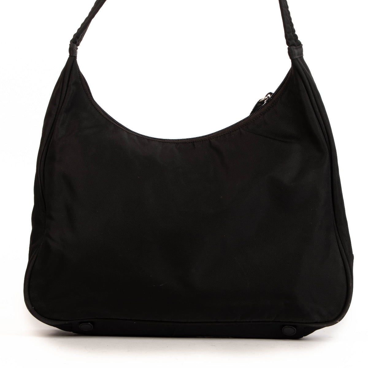 Shop safe online at Labellov in Antwerp, Brussels and Knokke this 100% authentic second hand Prada Black Nylon Shoulder Bag