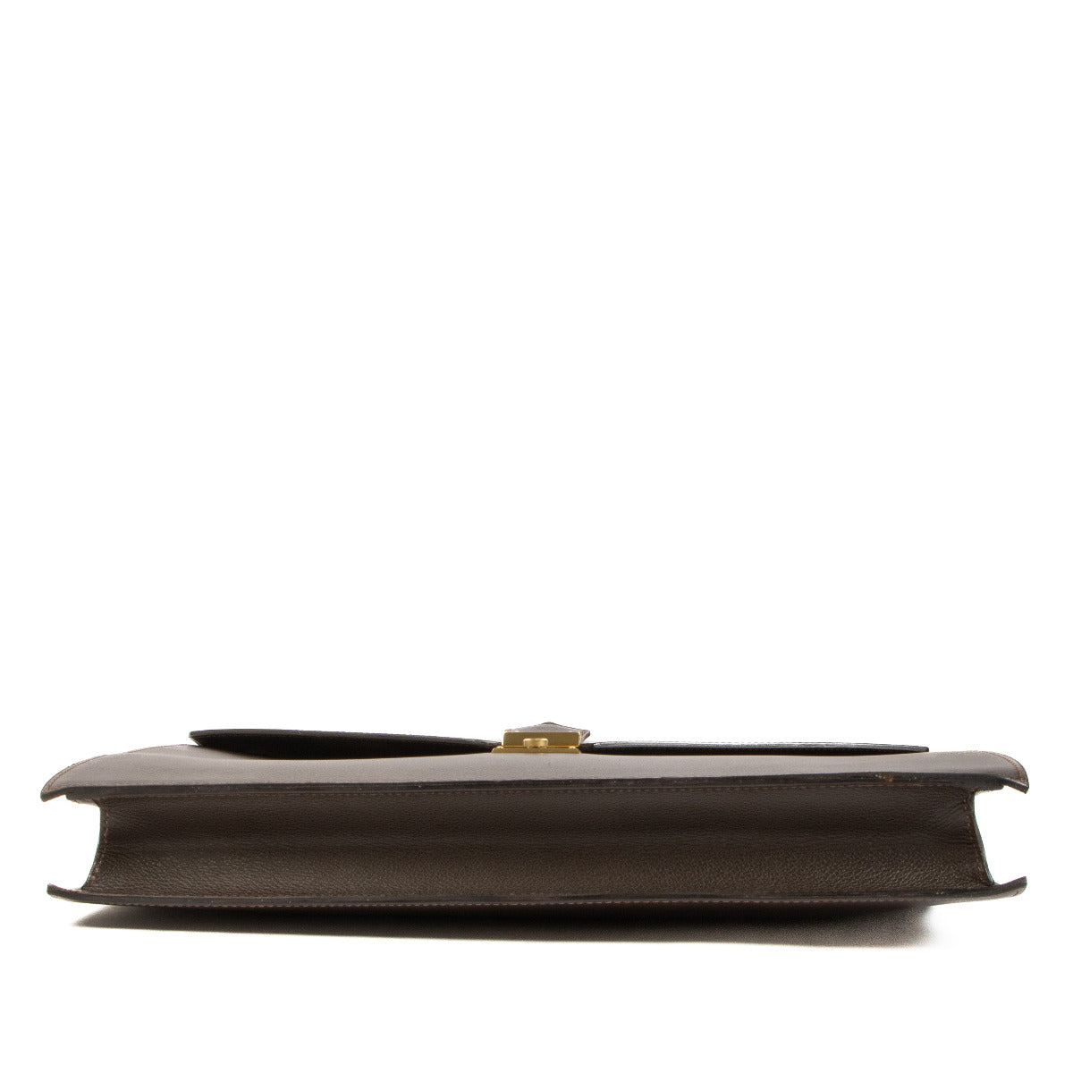 Delvaux Bruin Leren Aktetas