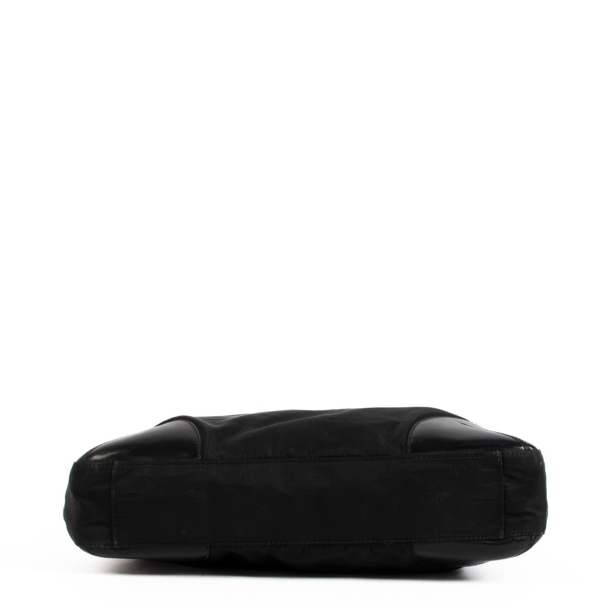Sac porté épaule Prada en nylon noir avec logo