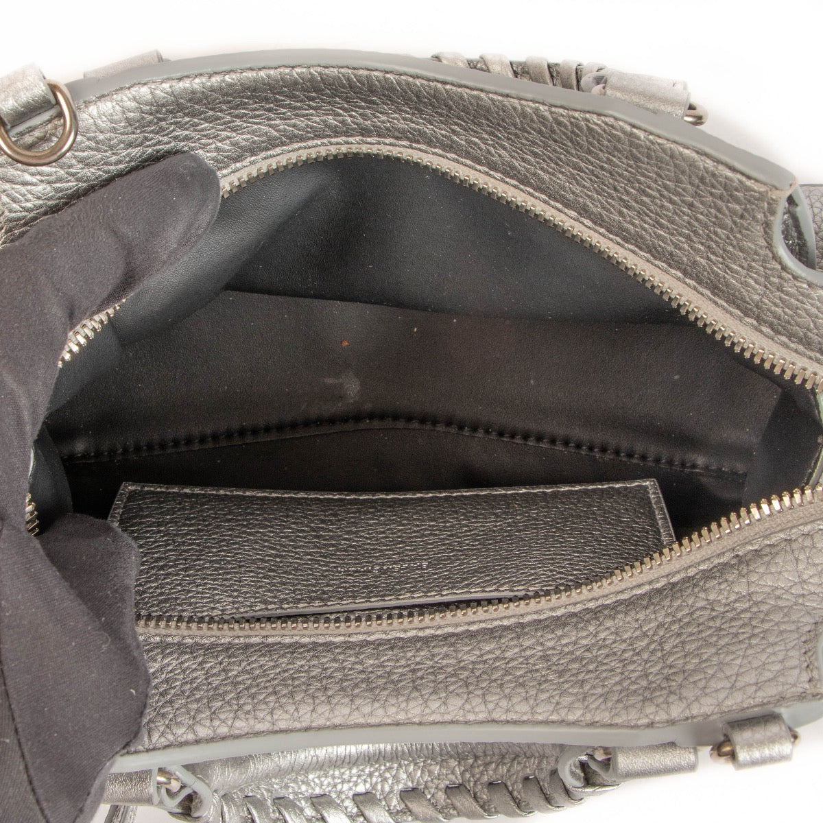 Balenciaga Neo Classic Mini Metallic Silver Bag