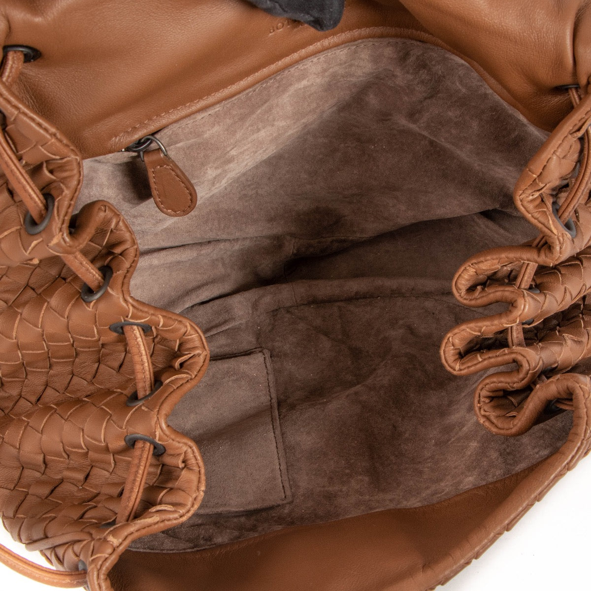 shop 100% authentic second hand Bottega Veneta Brown Intrecciato Crossbody on Labellov.com