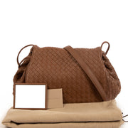 shop 100% authentic second hand Bottega Veneta Brown Intrecciato Crossbody on Labellov.com