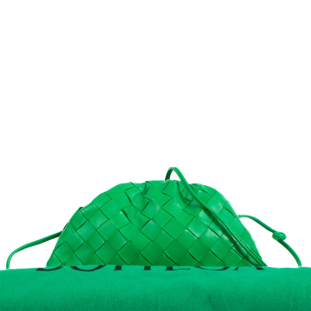 shop 100% authentic second hand Bottega Veneta Vibrant Green Intrecciato Mini Pouch on Labellov.com