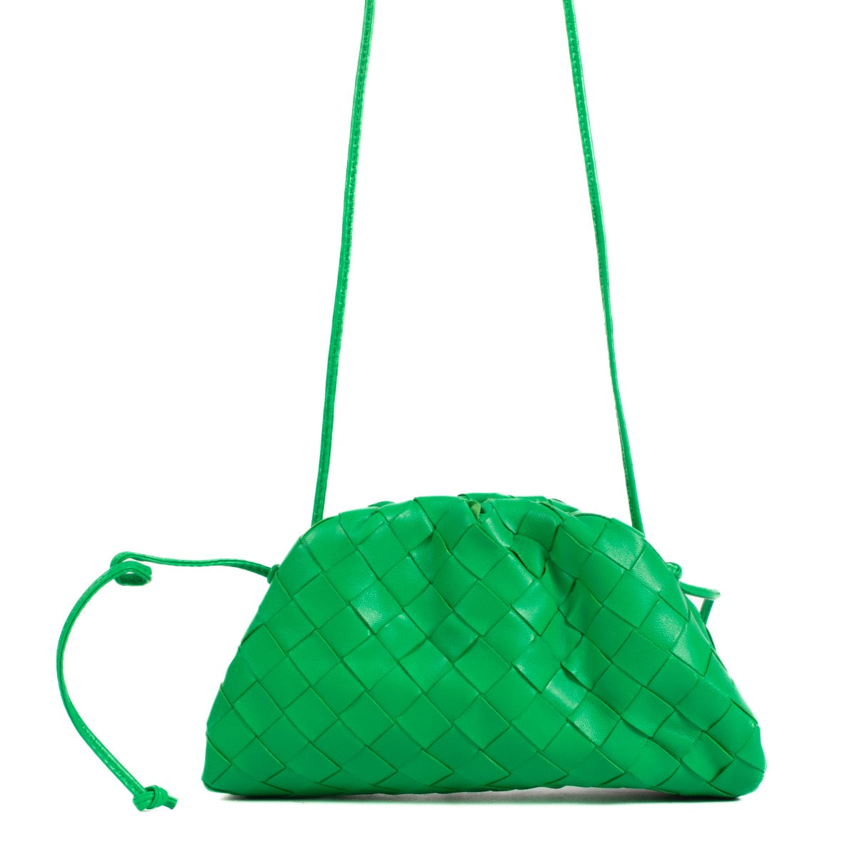 shop 100% authentic second hand Bottega Veneta Vibrant Green Intrecciato Mini Pouch on Labellov.com