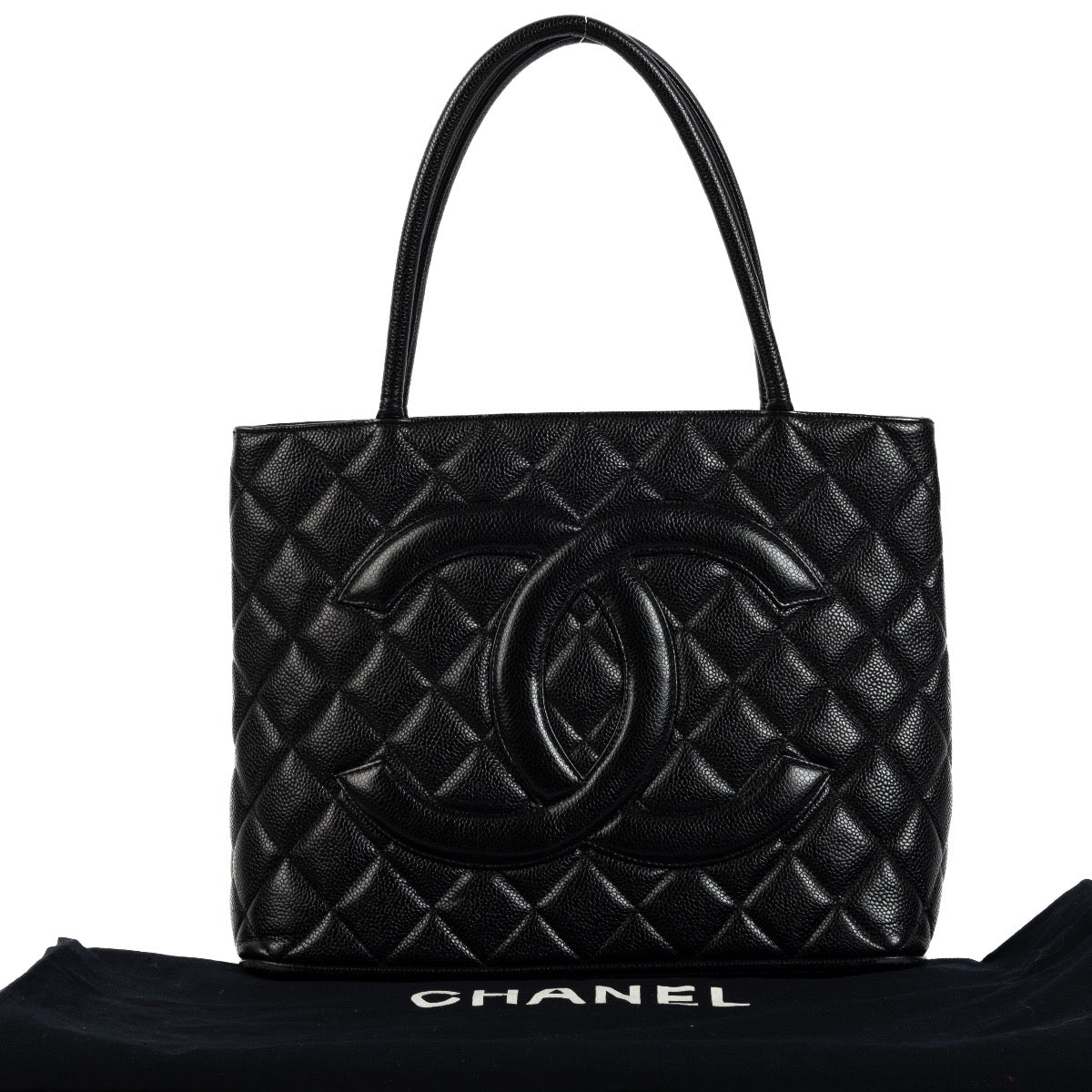 Shop 100% authentic second-hand Chanel Black Medaillon Top Handle on Labellov.com