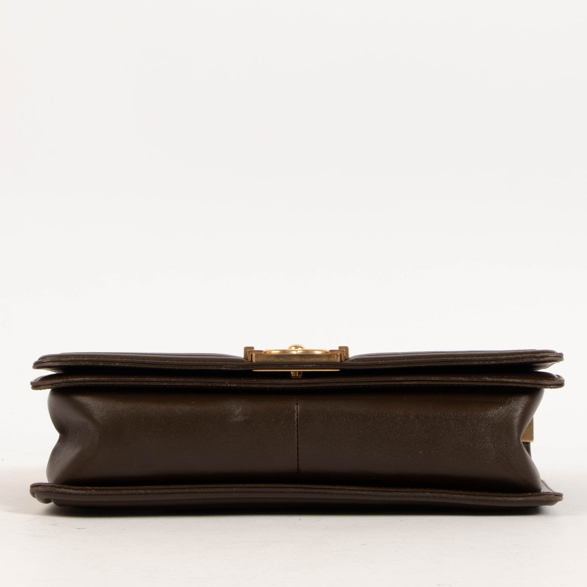 shop 100% authentic second hand Chanel Large Boy Brown Quilted Leather on Labellov.com