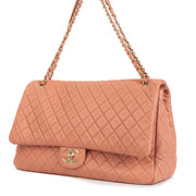 Chanel Pink Calfskin XXL Classic Flap Bag