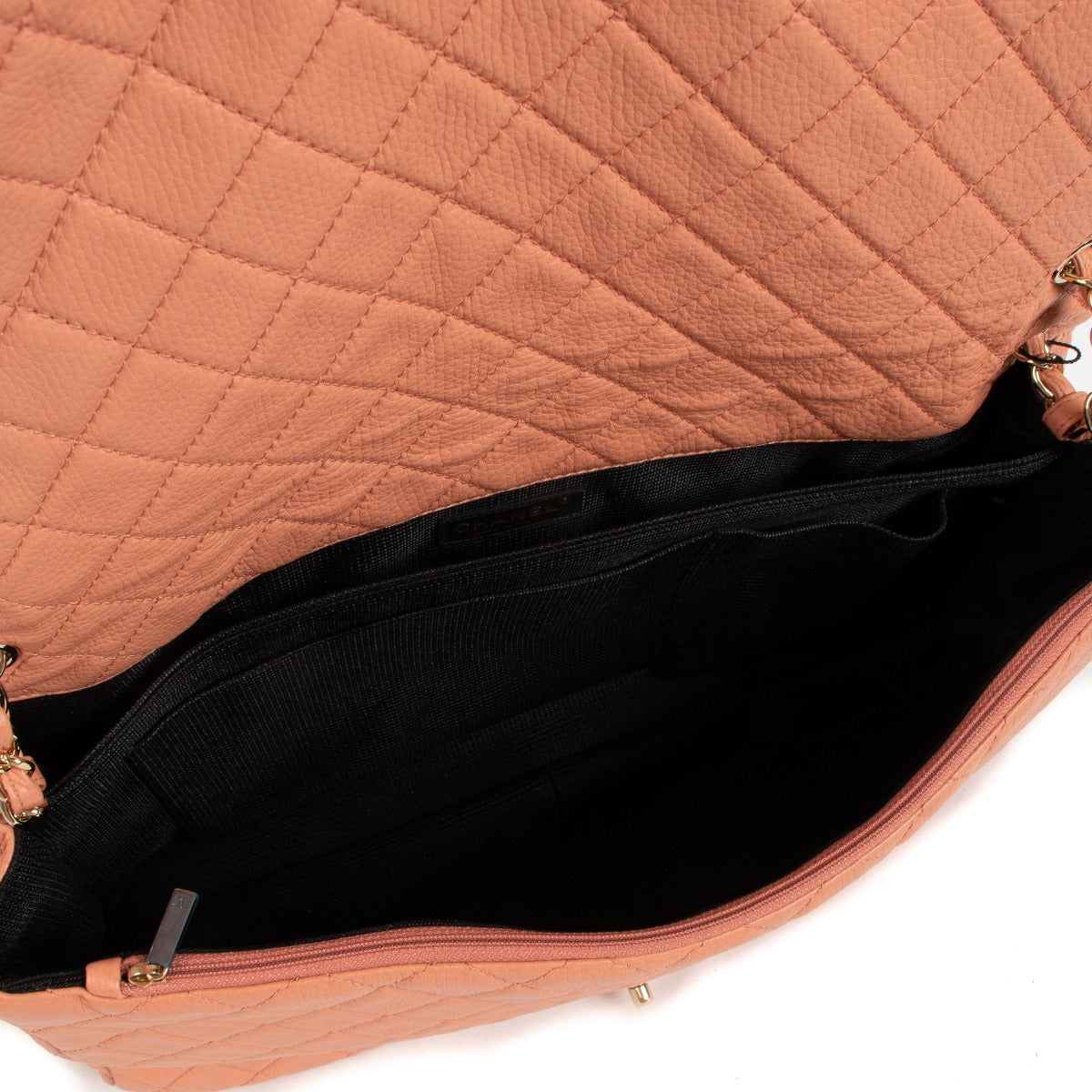Chanel Pink Calfskin Airlines XXL Travel Flap Bag