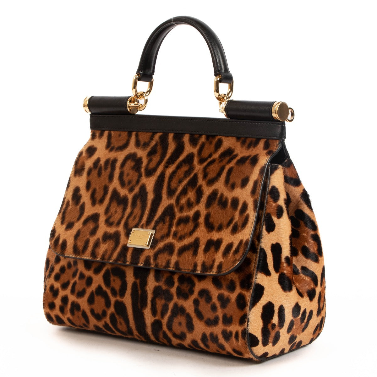 shop 100% authentic second hand Dolce & Gabbana Leopard Sicily Top Handle on Labellov.com