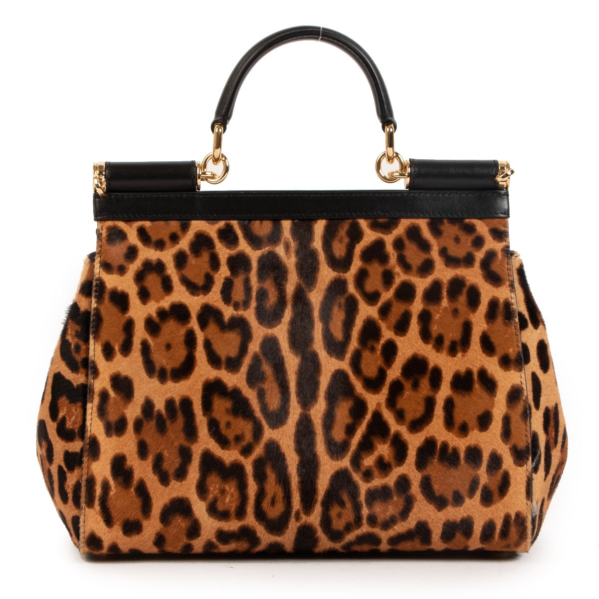 shop 100% authentic second hand Dolce & Gabbana Leopard Sicily Top Handle on Labellov.com