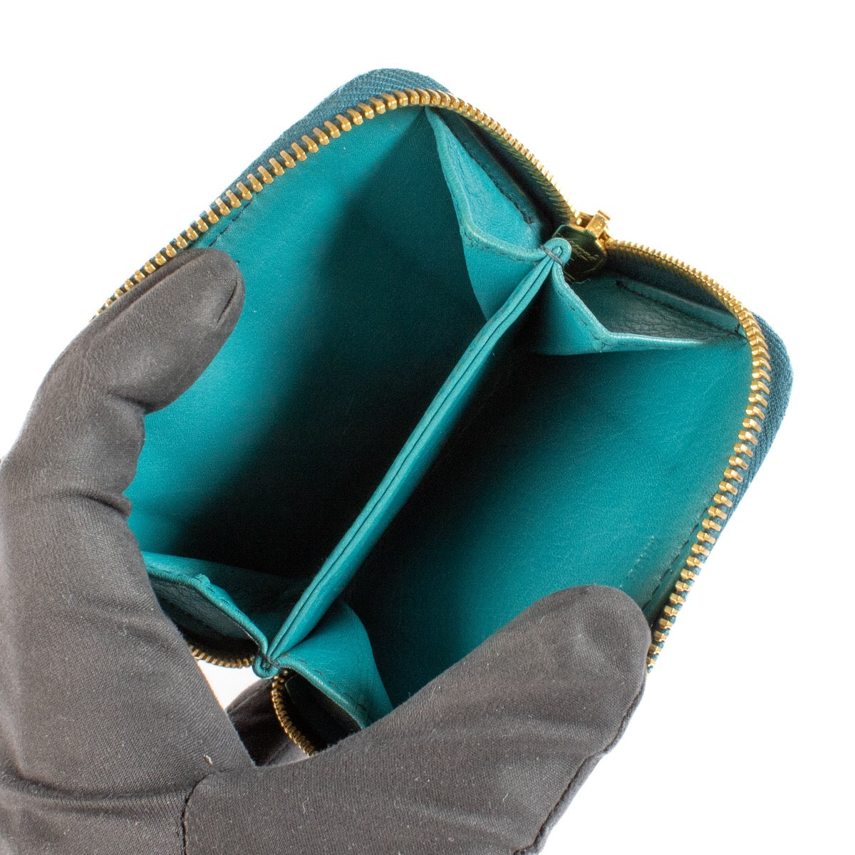 shop 100% authentic second hand Prada Blue Ostrich Coin Purse on Labellov.com