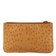 shop 100% authentic second hand Prada Camel Ostrich Pouch on Labellov.com