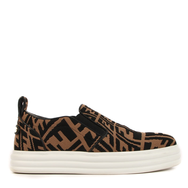 Buy real authentic preloved Fendi FF Rise Slip-On Sneakers safe online at Labellov.com or in Brussels, Knokke and Antwerp
