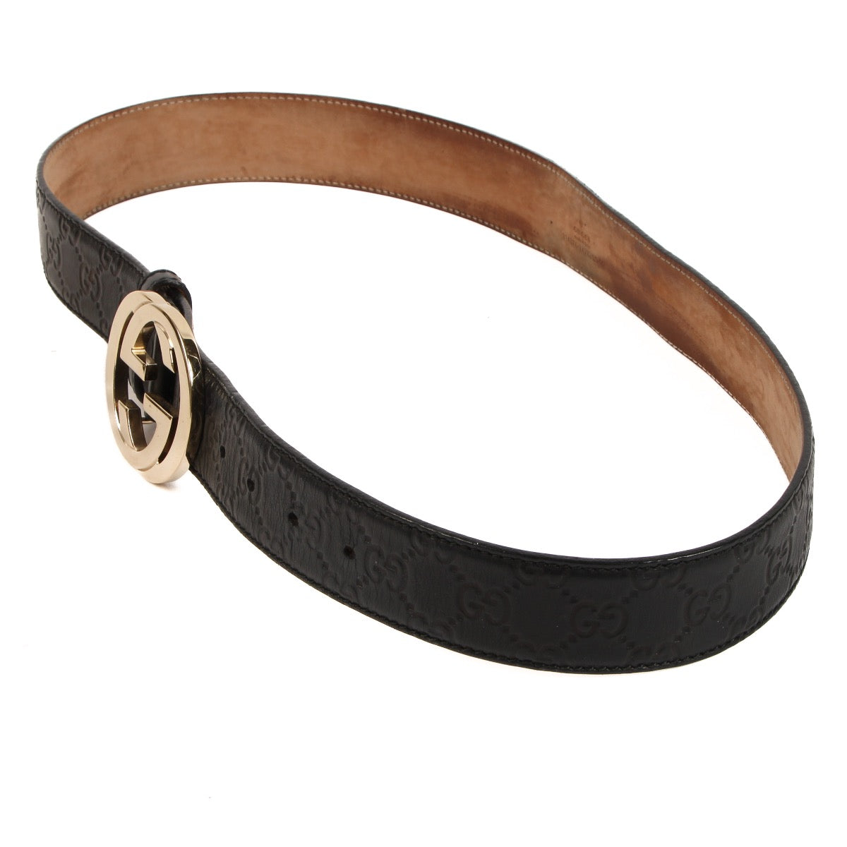 Shop 100% authentic second-hand Gucci Black Monogram Belt on Labellov.com