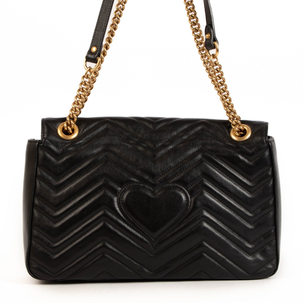 Gucci GG Marmont Medium Insect Black Matelassé Bag