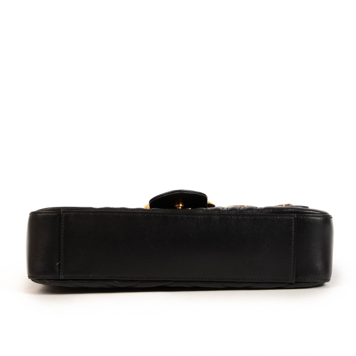 Gucci GG Marmont Medium Insect Zwarte Matelassé Tas