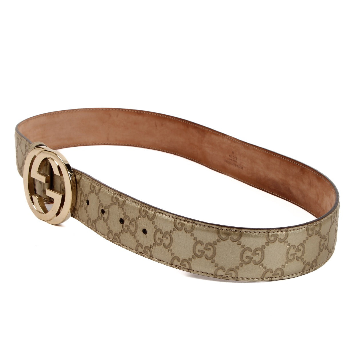 Shop 100% authentic second-hand Gucci Gold Monogram Belt on Labellov.com