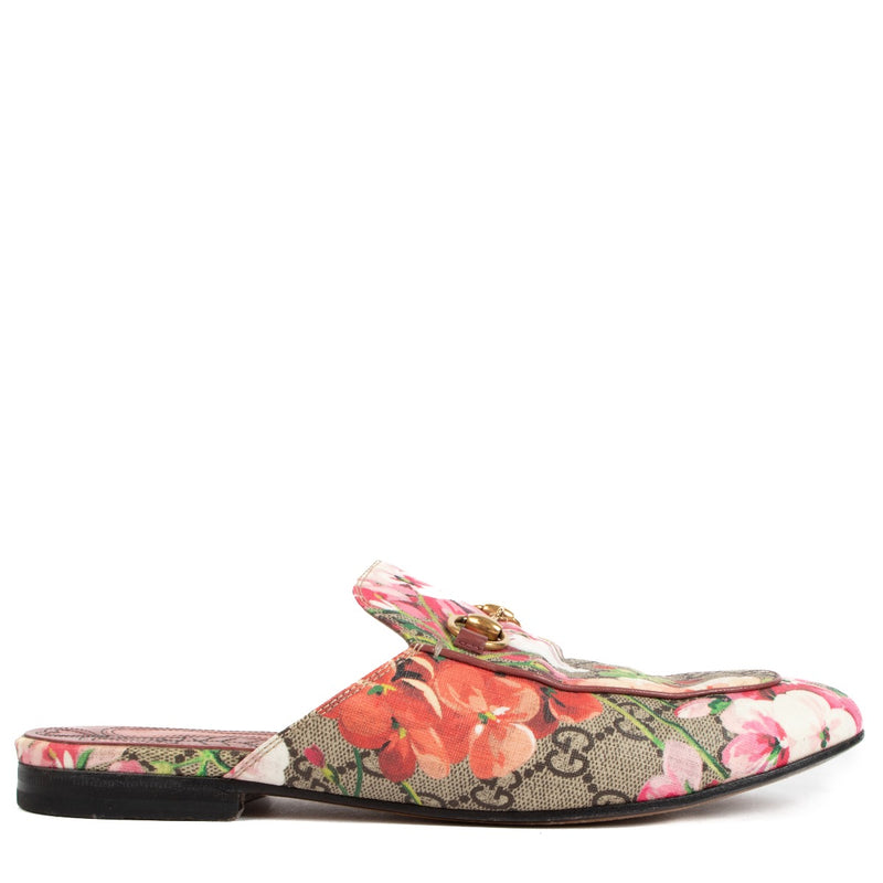 Gucci GG Blooms Princetown Loafers