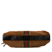 Shop 100% authentic second-hand Gucci Brown Nubuck Shoulder Bag on Labellov.com