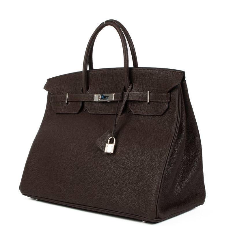 Hermès Birkin 40 Chocolat Togo PHW