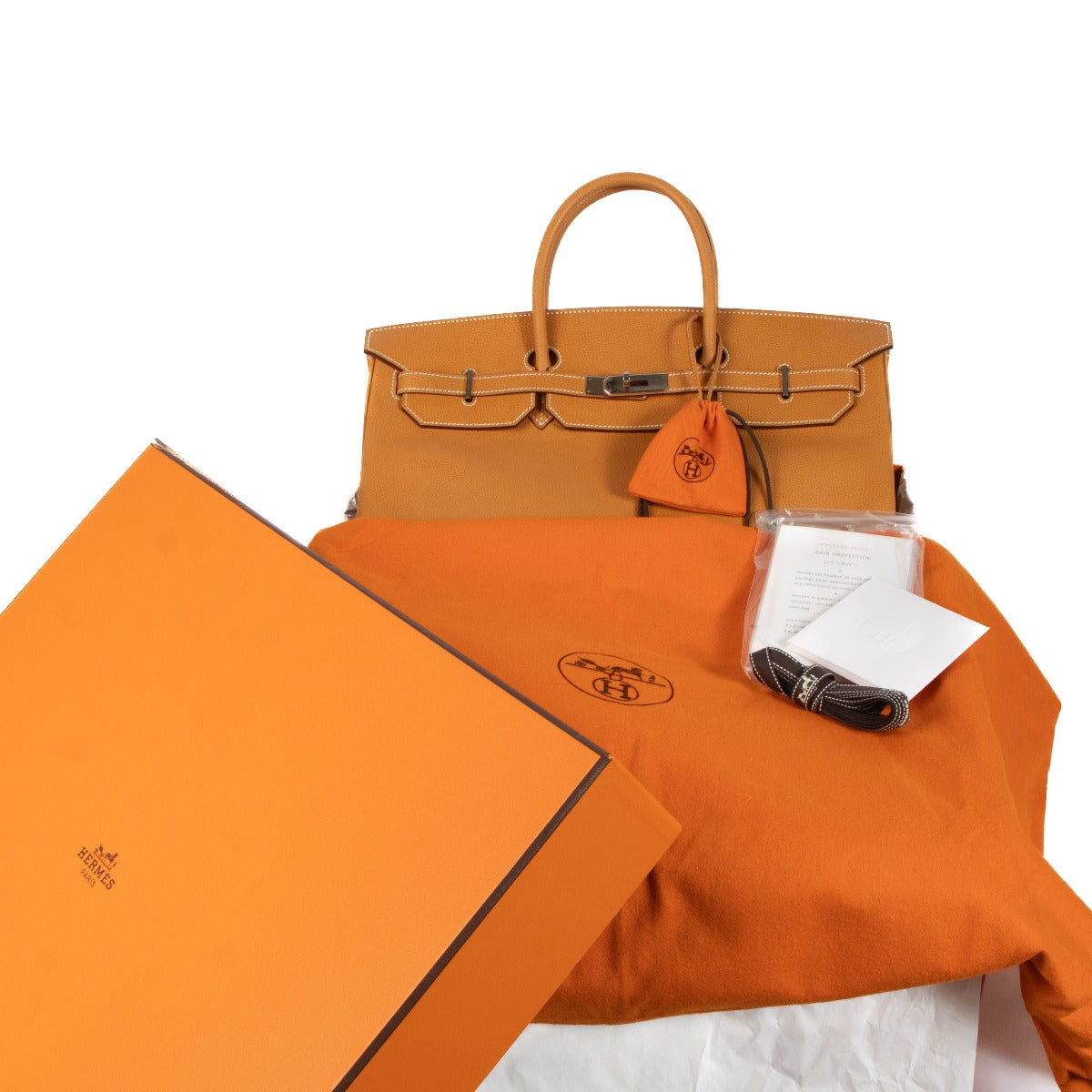 Second hand Vintage Hermès 2006 Birkin 40 Sable Natural Vache Liegee