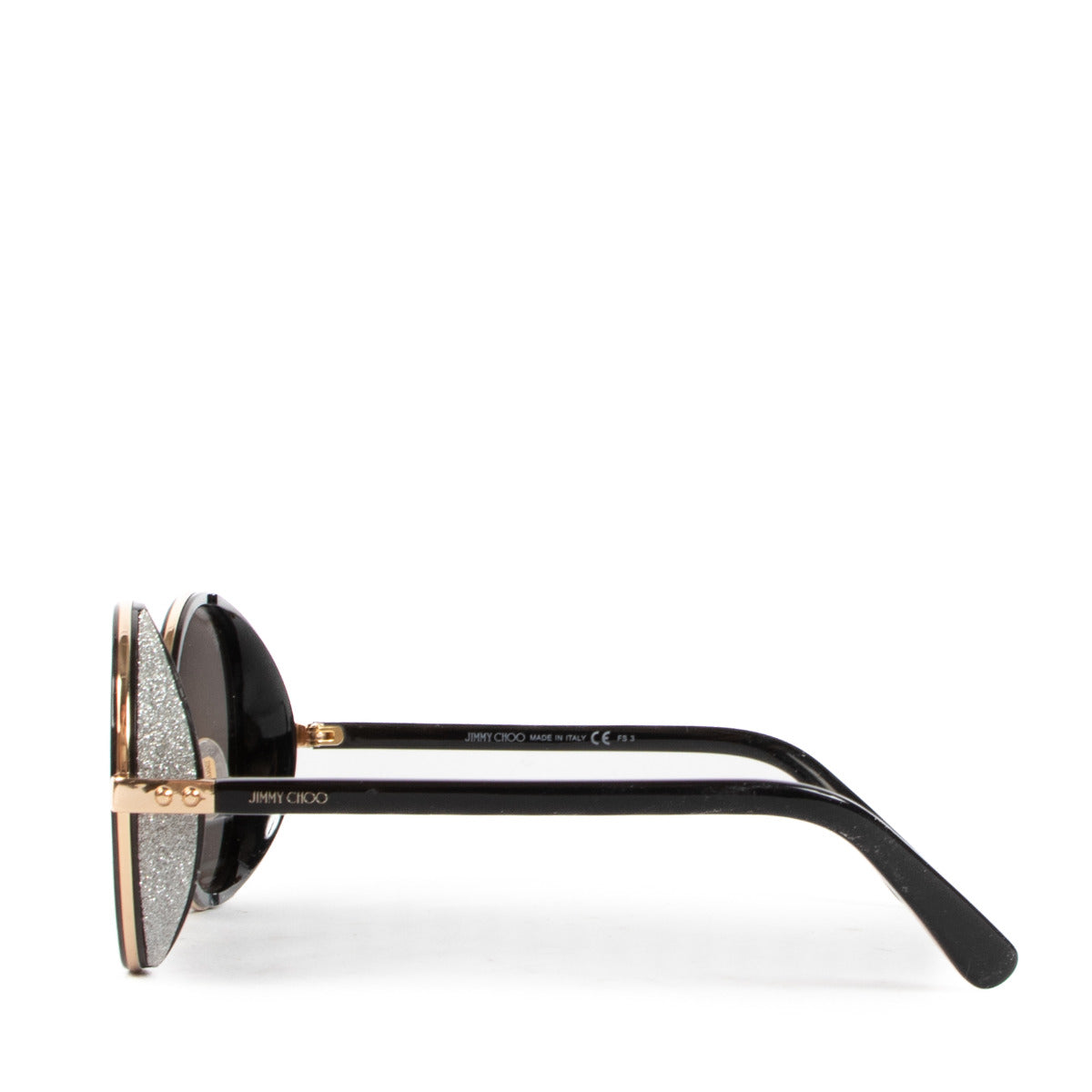 Jimmy Choo Zwarte Andie S Zonnebril
